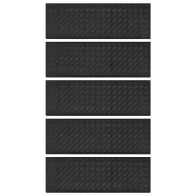 VidaXL Trapmatten 5 st 25x75 cm rubber VidaXL Trapmatten 5 st 25x75 cm rubber