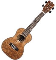 Flight Supernatural Series DUC410 QA Quilted Ash concert ukelele met gigbag - thumbnail