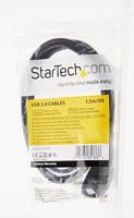 USB-kabel Startech USB3SEXT5DKB Zwart - thumbnail