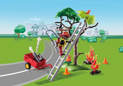 Playmobil® 70917 D.O.C brandweeractie red de kat