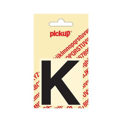 Deco letter k helvetica zwart 60 mm Pickup - Pickup