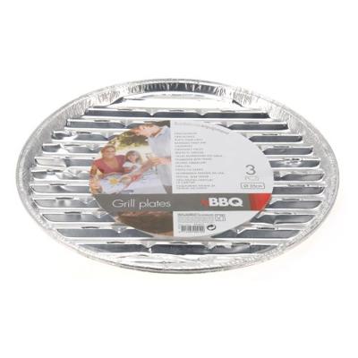 Barbecue Grillschalen Rond 35 cm 3 stuks