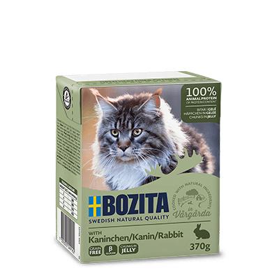 BOZITA Konijn in gelei - Natvoer voor katten - 370g