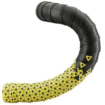Deda Loop Dubbele Laag Stuurlint - Zwart / Yellow