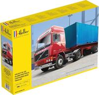 Heller 1/32 Volvo F12-20 & Container Semi Trailer - thumbnail