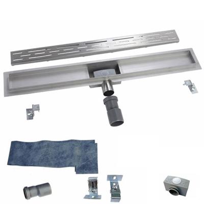 Wiesbaden Douchegoot Eco RVS Met Flens 100 cm Wiesbaden Douchegoot Eco RVS Met Flens 100 cm