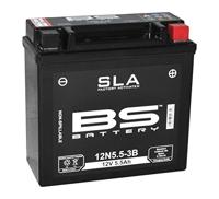BS-BATTERY Batterij "12n5,5-3b battery 12n5.5-3b bs sla - thumbnail
