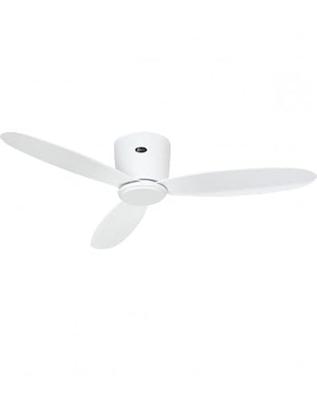 CasaFan ECO PLANO II 132 WE-WE WiFi Flügel lack weiß Plafondventilator 28 W (Ø x h) 132 cm x 160 mm Wit Met afstandsbediening, Timer, Met wintermodus,