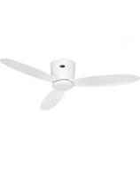 CasaFan ECO PLANO II 132 WE-WE WiFi Flügel lack weiß Plafondventilator 28 W (Ø x h) 132 cm x 160 mm Wit Met afstandsbediening, Timer, Met wintermodus, - thumbnail