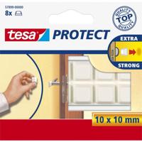 Tesa beschermblokjes, vierkant, ft 10 x 10 mm, wit, pak van 8 stuks - thumbnail
