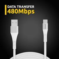 Kabel USB-C naar USB INTENSO 7901102 1,5 m Wit - thumbnail
