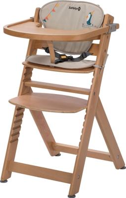 Safety 1st Timba met kussen kinderstoel - natural wood, happy day Safety 1st Timba met kussen kinderstoel - natural wood, happy day