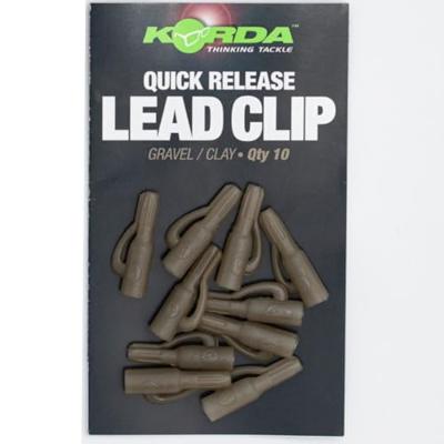 Korda Quick Release Lead Clips Gravel Clay