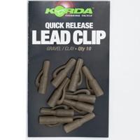 Korda Quick Release Lead Clips Gravel Clay - thumbnail