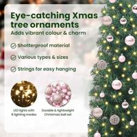 VidaXL Kunstkerstboom groen 240 cm pvc en staal en kunststof - thumbnail