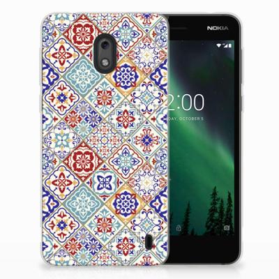 Nokia 2 | TPU | Siliconen hoesje | Tiles Color Nokia 2 | TPU | Siliconen hoesje | Tiles Color