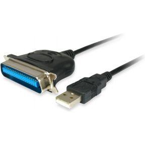 Equip 133383 usb to parallel adapter cable, usb 2.0 -> ieee1284, male/male, black