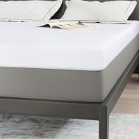 VidaXL Matrastopper wit 140 x 190 cm jacquard stof - thumbnail
