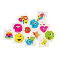 LG-Imports Tattoos gezichtjes, 12st. - thumbnail