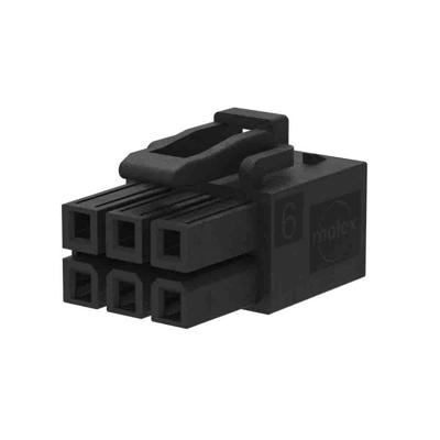 Molex 2125141006 Female behuizing (kabel) Totaal aantal polen: 6 Inhoud: 1 stuk(s) Bulk Molex 2125141006 Female behuizing (kabel) Totaal aantal polen: 6 Inhoud: 1 stuk(s) Bulk