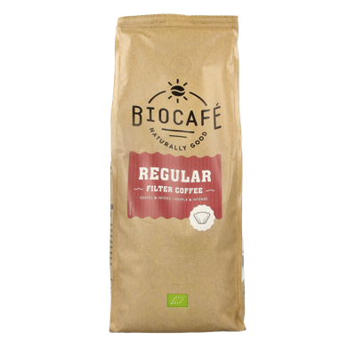 Flilter koffie regular bio 500 Gram Flilter koffie regular bio 500 Gram