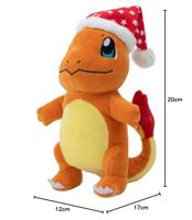 Pokemon Pluche - Charmander with Christmas Hat - thumbnail