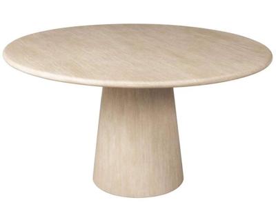 Richmond Ronde Eettafel 'Fictus' Faux Travertin, 140cm