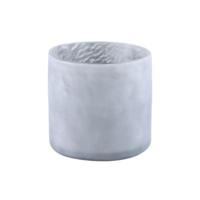 PTMD windlicht kamea s grijs 10 cm | 6 stuks - thumbnail