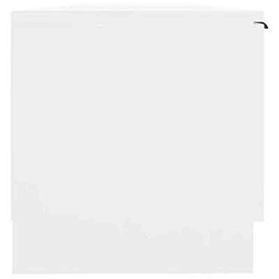 Tv-meubel 102x35x36,5 cm bewerkt hout wit