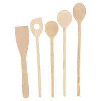 Patisse Keukenlepelset 5-delig Hout - thumbnail