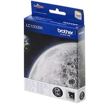 Brother inktcartridge, 500 pagina&apos;s, OEM LC-1000BK, zwart