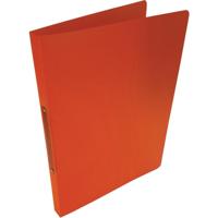 Alpha ringmap, voor ft A4, uit PP, 2 ringen van 16 mm, transparant oranje - thumbnail