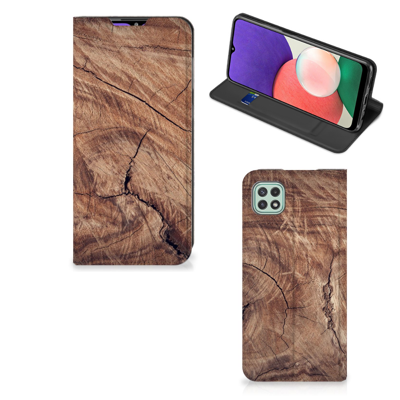 Samsung Galaxy A22 5G Book | Wallet Case | Tree Trunk