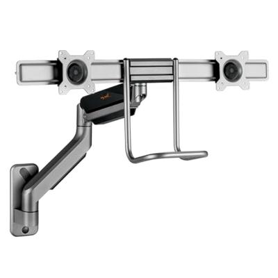 My Wall HL 53 L Monitor-wandbeugel 43,2 cm (17) - 81,3 cm (32) Zilver Zwenkbaar, Draaibaar