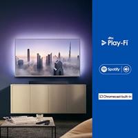 Philips B8205/10 SoundBar met Ingebouwde Subwoofer (2.1-Kanaals, 200 W, Dolby Audio, HDMI ARC, DTS Play-Fi Compatibiliteit, Spraakassistenten, Klein Formaat) - 2020/2021 Model - thumbnail