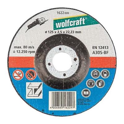 Wolfcraft Doorslijpschijf | Ø125 x 2,5 x 22,23 | 1 stuk - 1622099