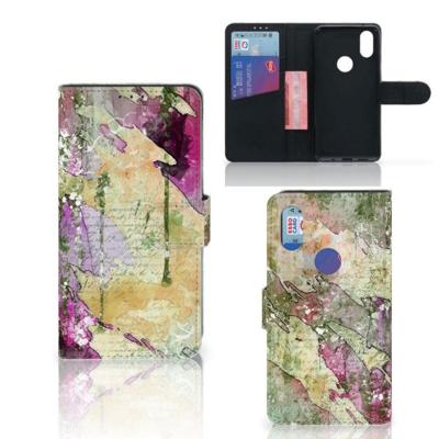 Hoesje Xiaomi Mi Mix 2s Letter Painting Hoesje Xiaomi Mi Mix 2s Letter Painting