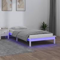Bedframe LED massief hout 90x200 cm - thumbnail