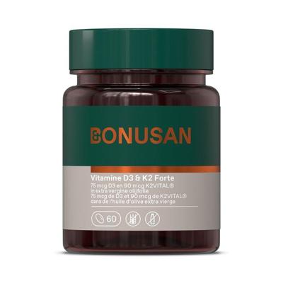 Bonusan Vitamine D3 & K2 60 Softcaps