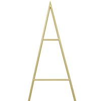 Metalen kerstboom met standaard Goud 150 cm Poedergecoat staal - thumbnail