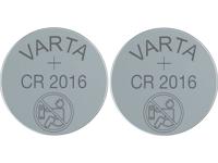 Varta LITHIUM Coin CR2016 Bli 1 Knoopcel CR2016 Lithium 90 mAh 3 V 1 stuk(s) - thumbnail