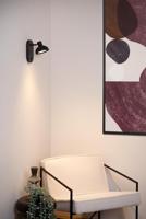 Lucide SENSAS Bedlamp 1xGU10 (ES111) - Zwart - thumbnail