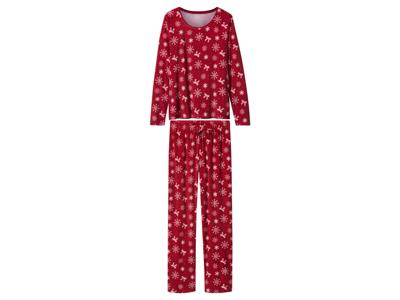 esmara Velours dames kerstpyjama (Rood, S (36/38)) esmara Velours dames kerstpyjama (Rood, S (36/38))