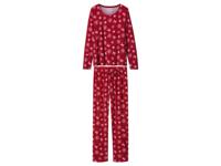 esmara Velours dames kerstpyjama (Rood, S (36/38)) - thumbnail