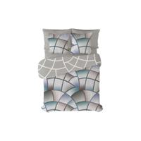 Dekbedovertrek Pierre Cardin Lucas Grijs 144 Draden 150 x 230 cm - thumbnail