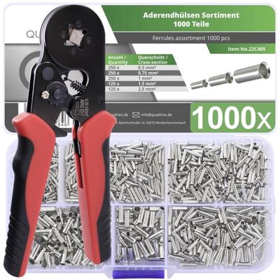 Quadrios 23T034 Assortiment adereindhulzen Ongeïsoleerd 1 set(s) Quadrios 23T034 Assortiment adereindhulzen Ongeïsoleerd 1 set(s)