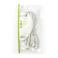 Satelliet- en Antennekabel | F Male - F Male | 1,5 m | Wit - thumbnail