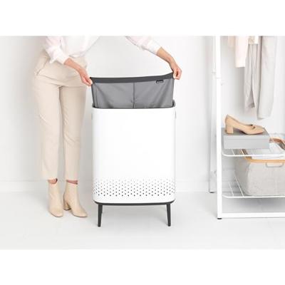 Brabantia Bo hi wasbox 2 x 45 liter white