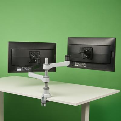 R-Go Tools R-Go Zepher 4 Twin Monitorarm, verstelbaar, zilver R-Go Tools R-Go Zepher 4 Twin Monitorarm, verstelbaar, zilver