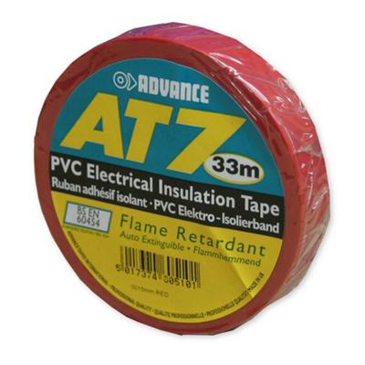 Advance Tapes AT7 PVC tape 15mm 33m rood